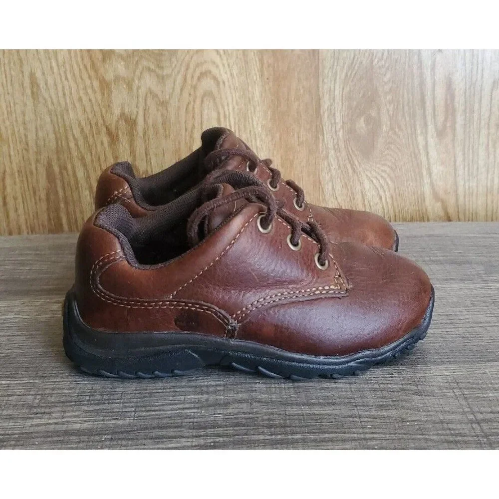 Timberland Toddler Brown‎ Leather Lace Up Oxford Shoes Size 7